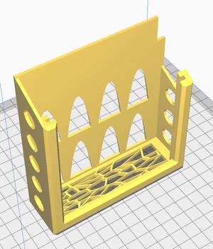 Ender-5 Control Panel Back Holey Protector Cover