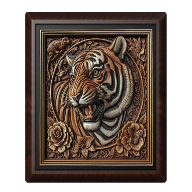 Tiger animal wall art relief wall decor