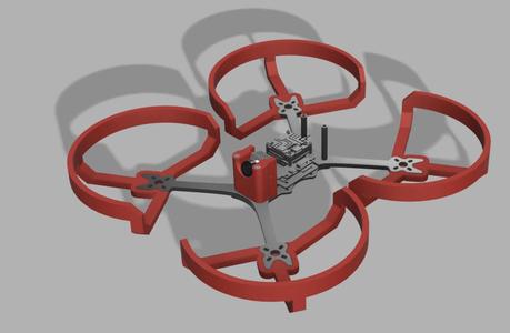 CineGhost - Mode2 Ghost propguards and DJI Camera mount