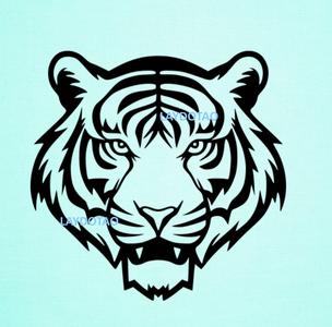 TIGER MURAL WALL DECORATION
