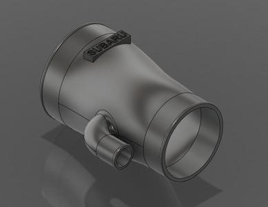 Subaru Intake Resonator Delete Ver 1 and Ver 2 WRX STI GF GC