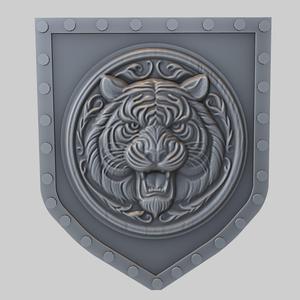 Tiger Animal Wall Tiger Animal Bust for CNC Router Laser & 3D Printer