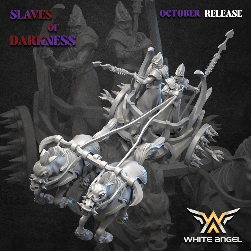 DARK STEEDS CHARIOT - SLAVES OF DARKNESS (OCTOBER RELEASE) (ELF FROM DARK ELVES)