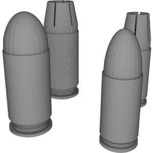 9mm×19 & .45ACP Dummy Ammunition