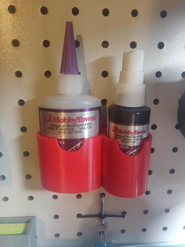 Insta-Set and Insta-Cure Pegboard Holder