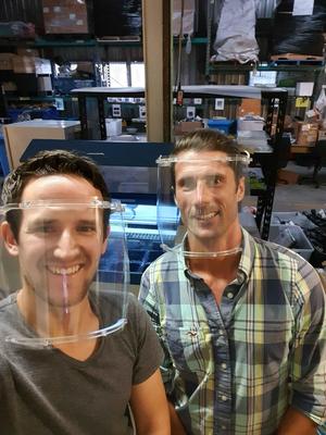 #SSFS Super Simple Face Shield (inch and mm)