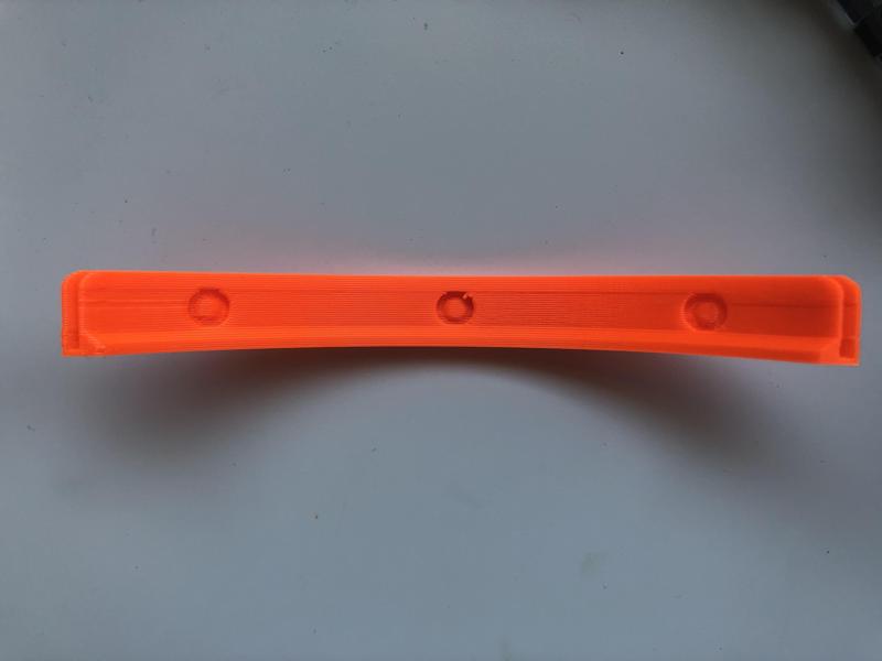 No Overhang Face Shield Bottom Reinforcement for Prusa Face Shield