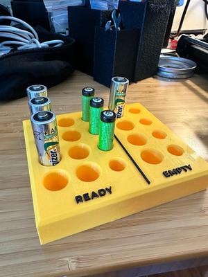 AA and AAA Battery Organizer (Parametric)