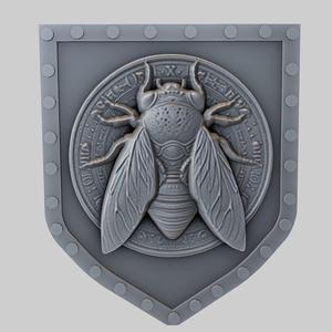 Cicada Animal Wall Cicada Animal Bust for CNC Router Laser & 3D Printer