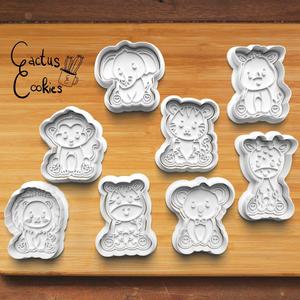 baby animals Cookie Cutter set 0616