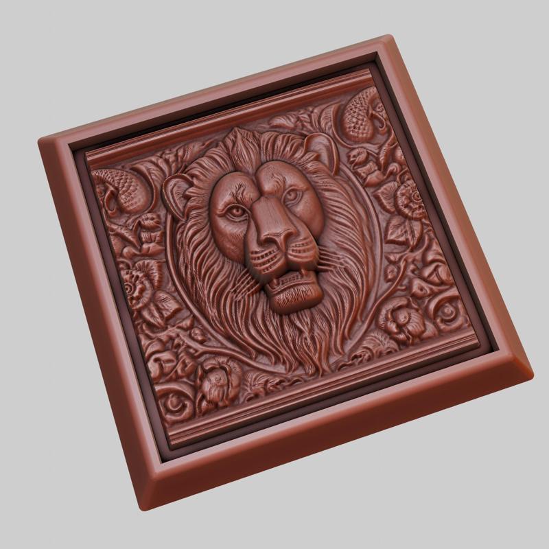 lion Animal 3D Model for CNC Router Laser & 3D Printer