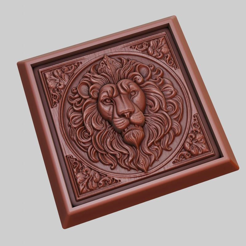 lion Animal 3D Model for CNC Router Laser & 3D Printer