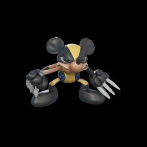 Mickey mouse y Wolverine Wolverouse Disney Marvel