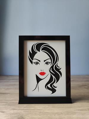 A Woman's Face Shadow Box G