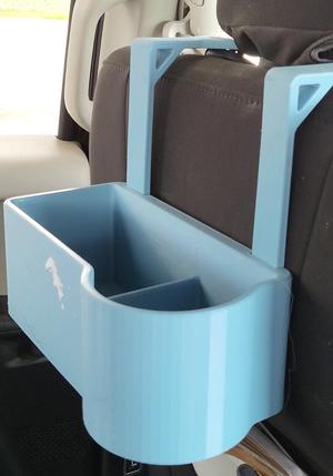 Car headrest cup holder