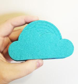 Bath Bomb Mould Hybrid Rainbow Cloud