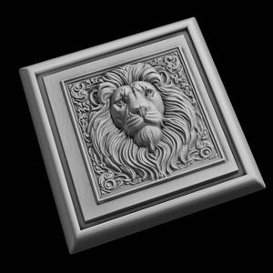 Lion Animal 3D Model for CNC Router Laser & 3D Printer