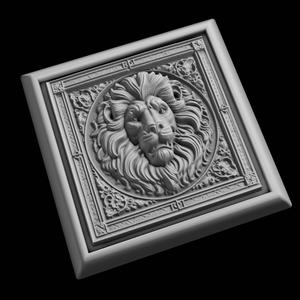 Lion Animal 3D Model for CNC Router Laser & 3D Printer