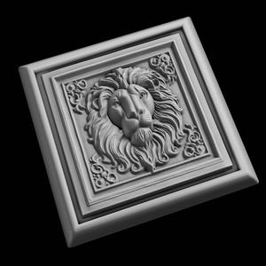 Lion Animal 3D Model for CNC Router Laser & 3D Printer