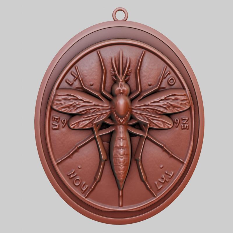 Mosquito Animal Pendant Mosquito Animal Necklace for CNC Router Laser & 3D Printer