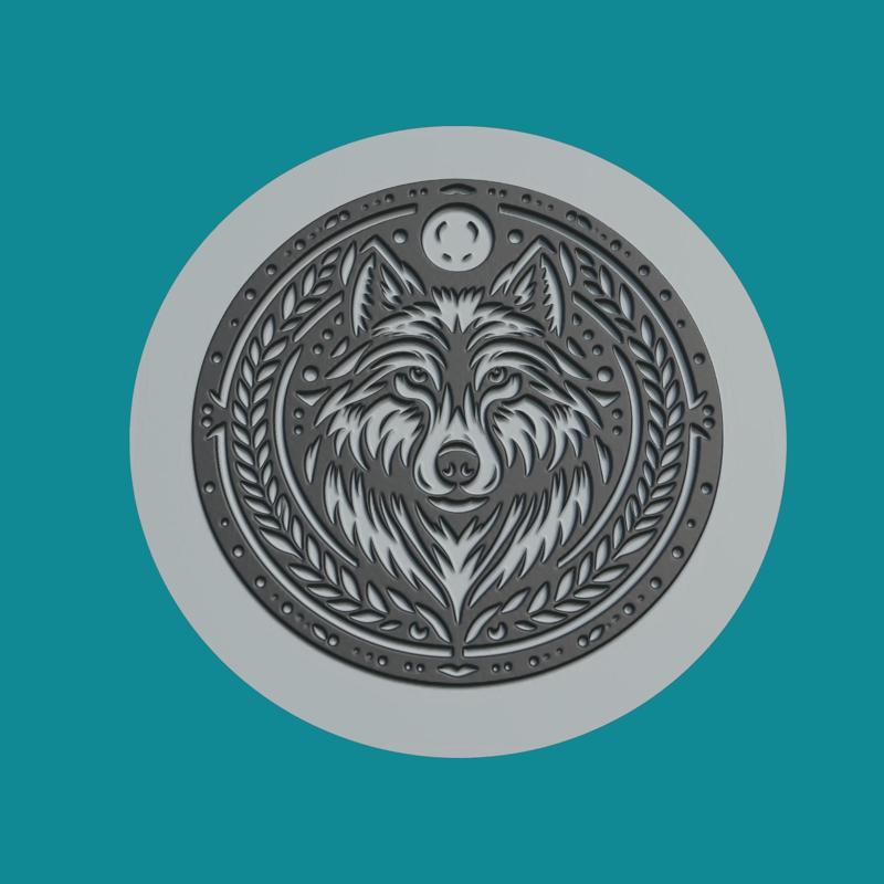 Wolf Print Model