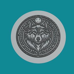 Wolf Print Model