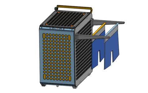 Qube500 laundry rack