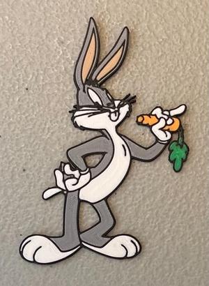 Multicolor Bugs Bunny Magnet