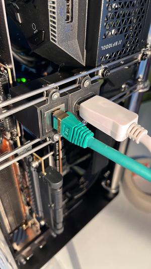 DA6 Mini-ITX Network and DP Extension holder
