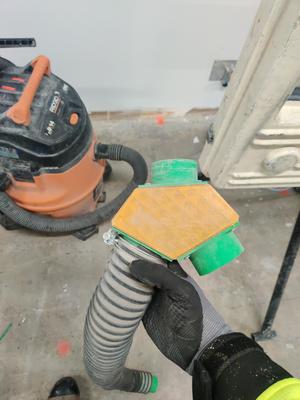 Splitter for Ridgid vacuum