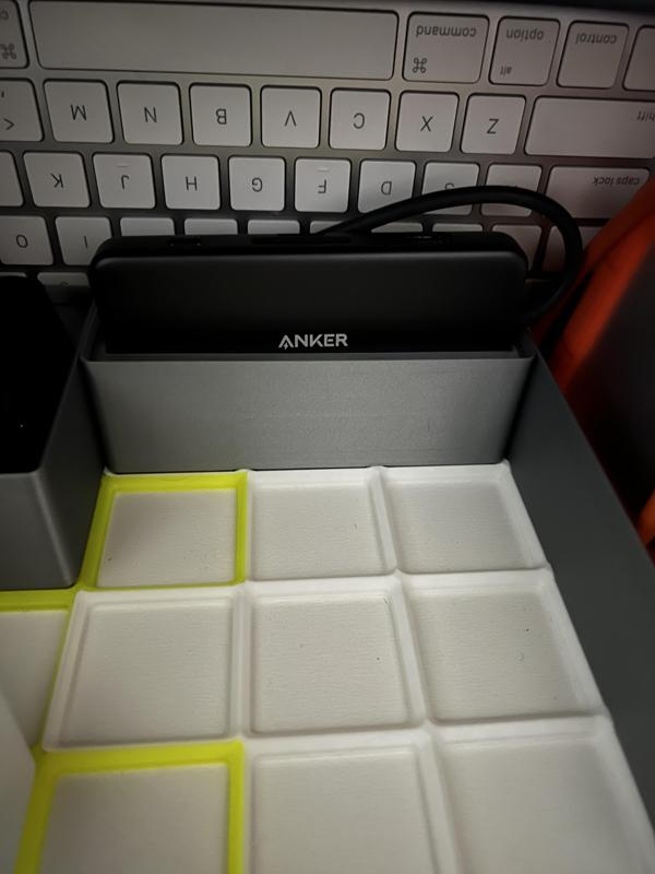 Gridfinity Anker 341 USB-C Hub dock