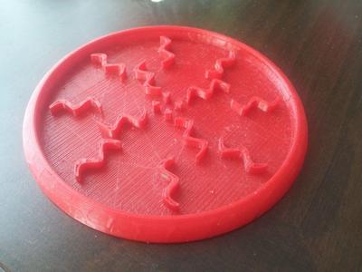Coaster (spill free)