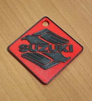 Suzuki logo keychain