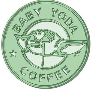 Baby Yoda coffee cookie cutter