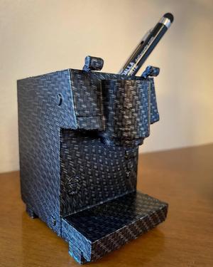 coffee machine pen holder