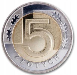 Polish 5 zloty coin