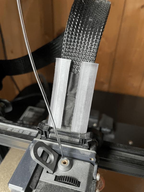 Ender S1 ribbon cable protector clip