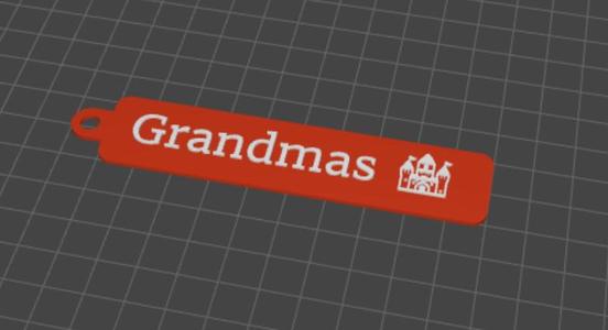 Grandmas key Tag