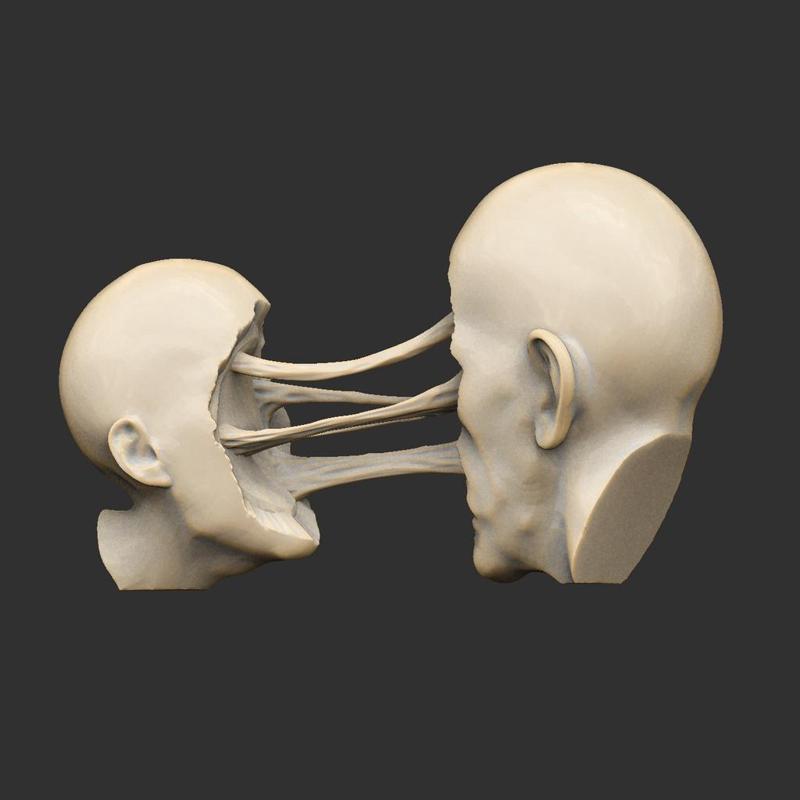 Head To Head Sculpture