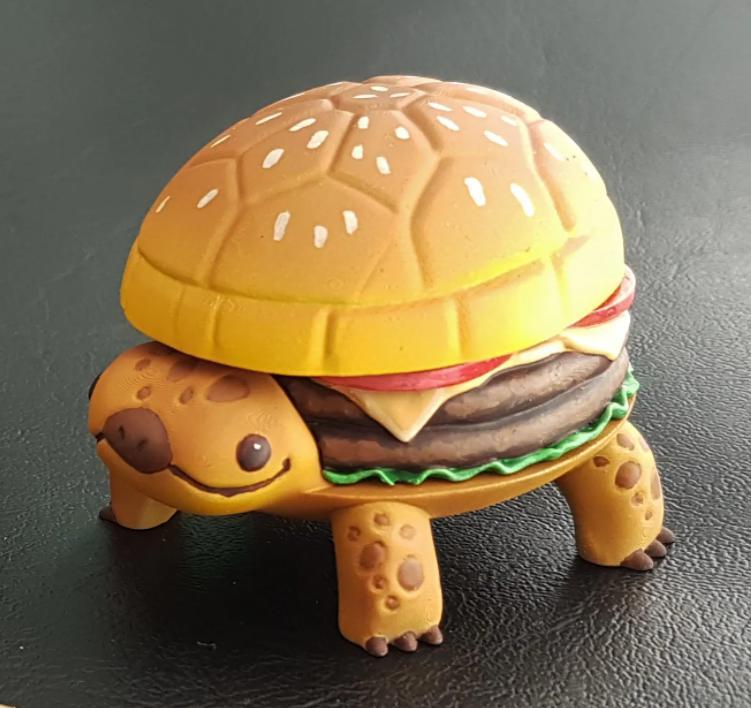 CUTE TURTLE BURGUER FIGURE