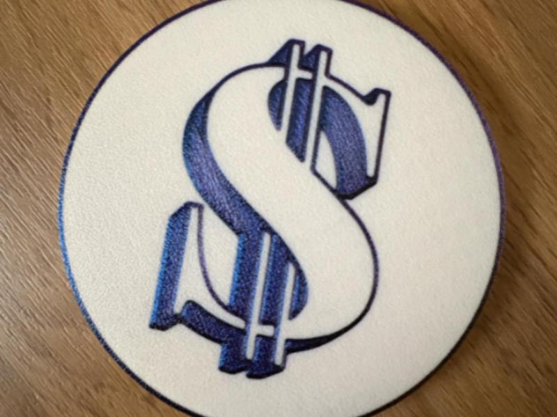 Dollar Sign Coaster