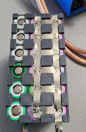 3S6P 18650 Fits 2P nickel strips