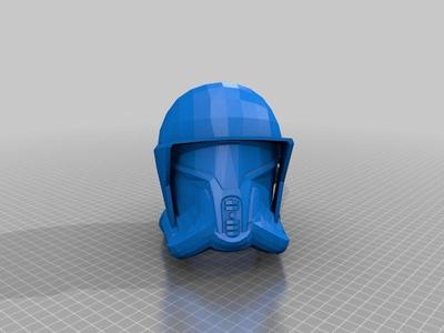 Star Wars The Old Republic Trooper Conqueror Helmet Print ready