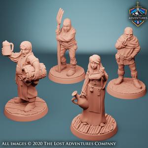 Commoners Pack 1 (Set of 4) (Pre-Supported)