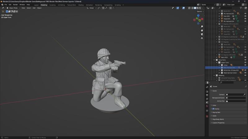 Cold War West German Blender File CW-WG-3