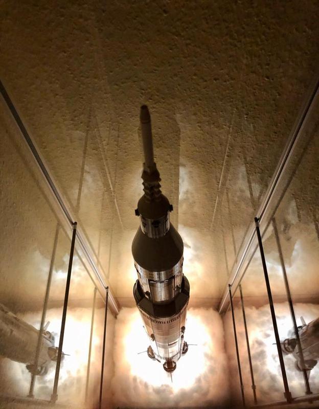 Lego Saturn V Display