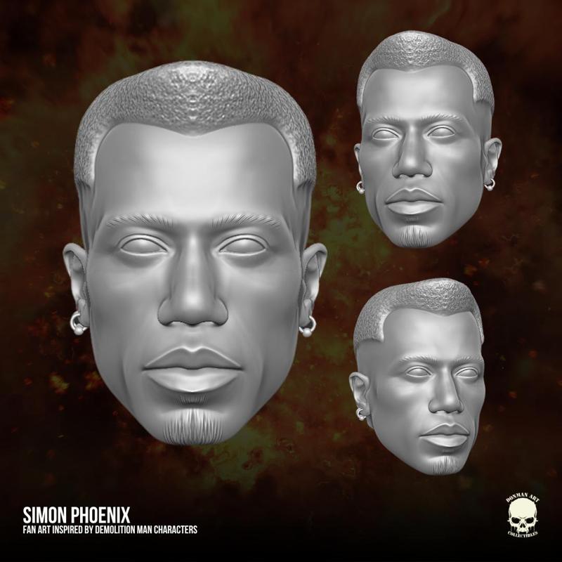 Demolition Man Simon Phoenix Fan art 3D Printable Files