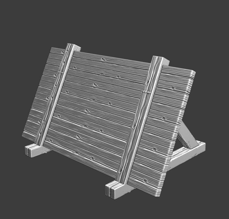 Medieval defensive barrier