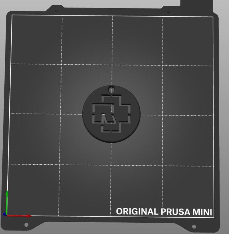 Rammstein Keychain Reinforced