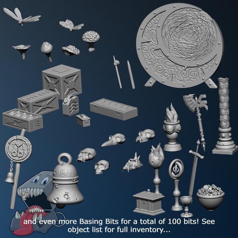 100 Basing bits/assets for modular bases! (basing bit set 2)
